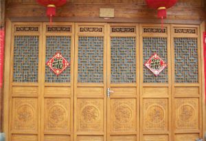 新中式镂空仿古门窗