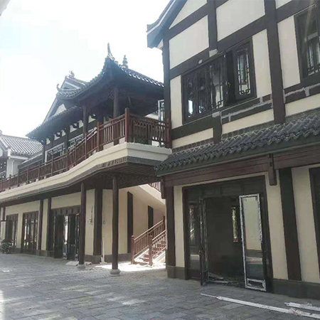 别墅仿古门窗