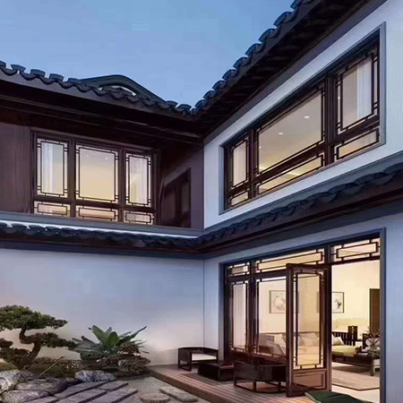 别墅仿古门窗