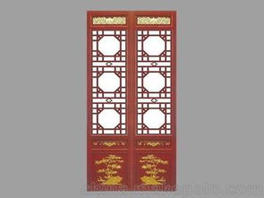 仿古中式门窗 